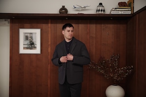 Nylon Filling Lapel Jacket