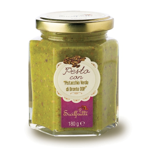 シチリア島ブロンテ産ピスタチオペースト90ｇPESTO CON PISTACCHIO VERDE DI BRONTE DOP　