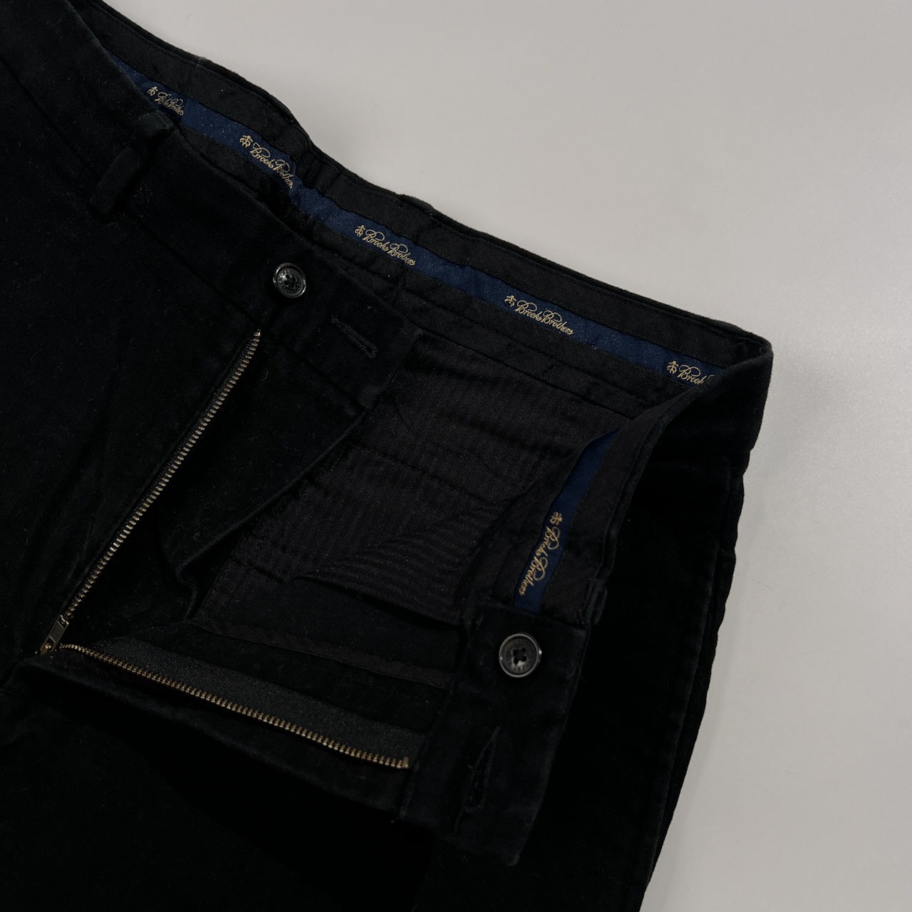Brooks Brothers ブルックスブラザーズ モールスキン パンツ ボトムス W32 /メンズ/ブラック/HUDSON