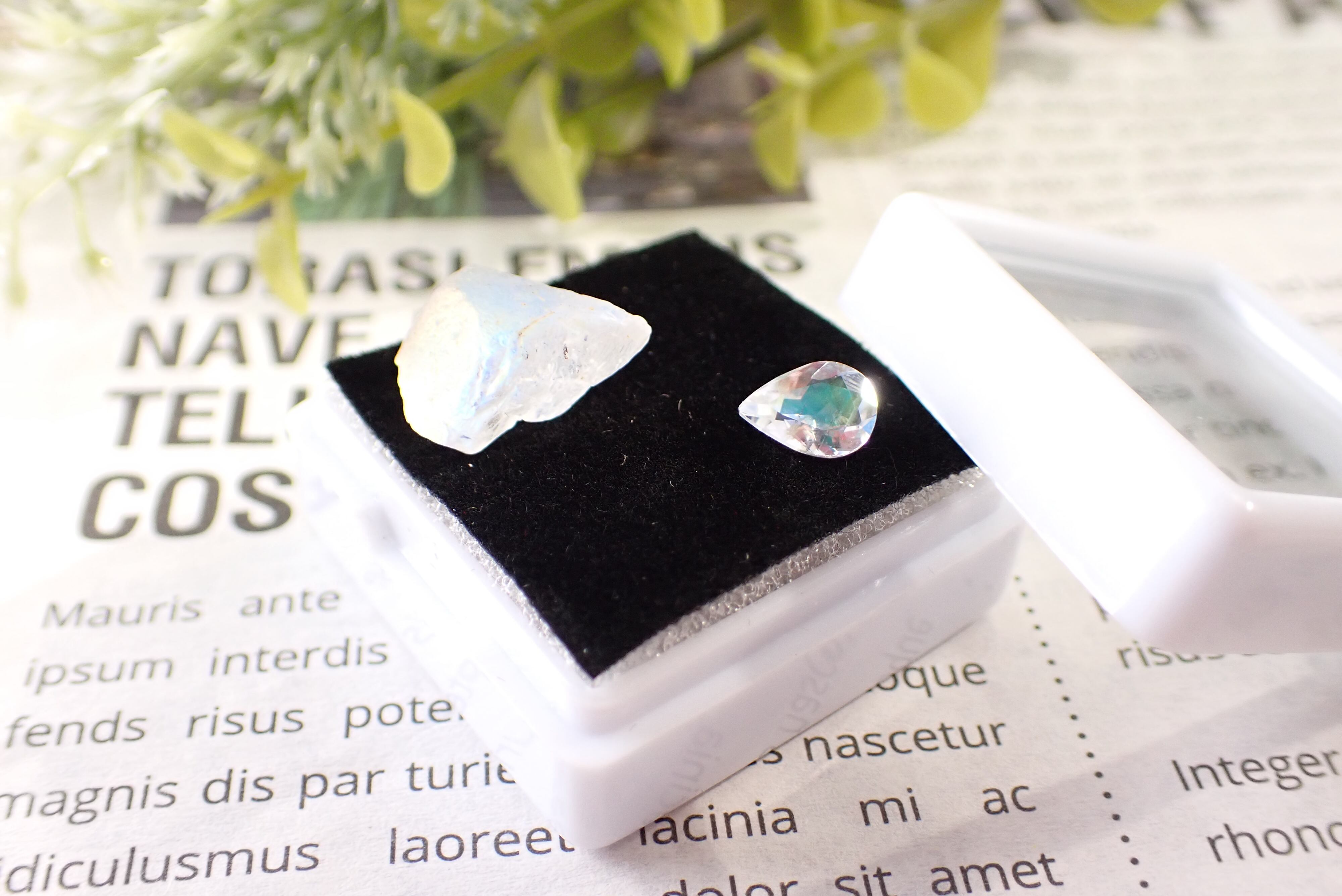 原石セット】アンデシンラブラドライト 0.52ct/6.25ct [C2‐632