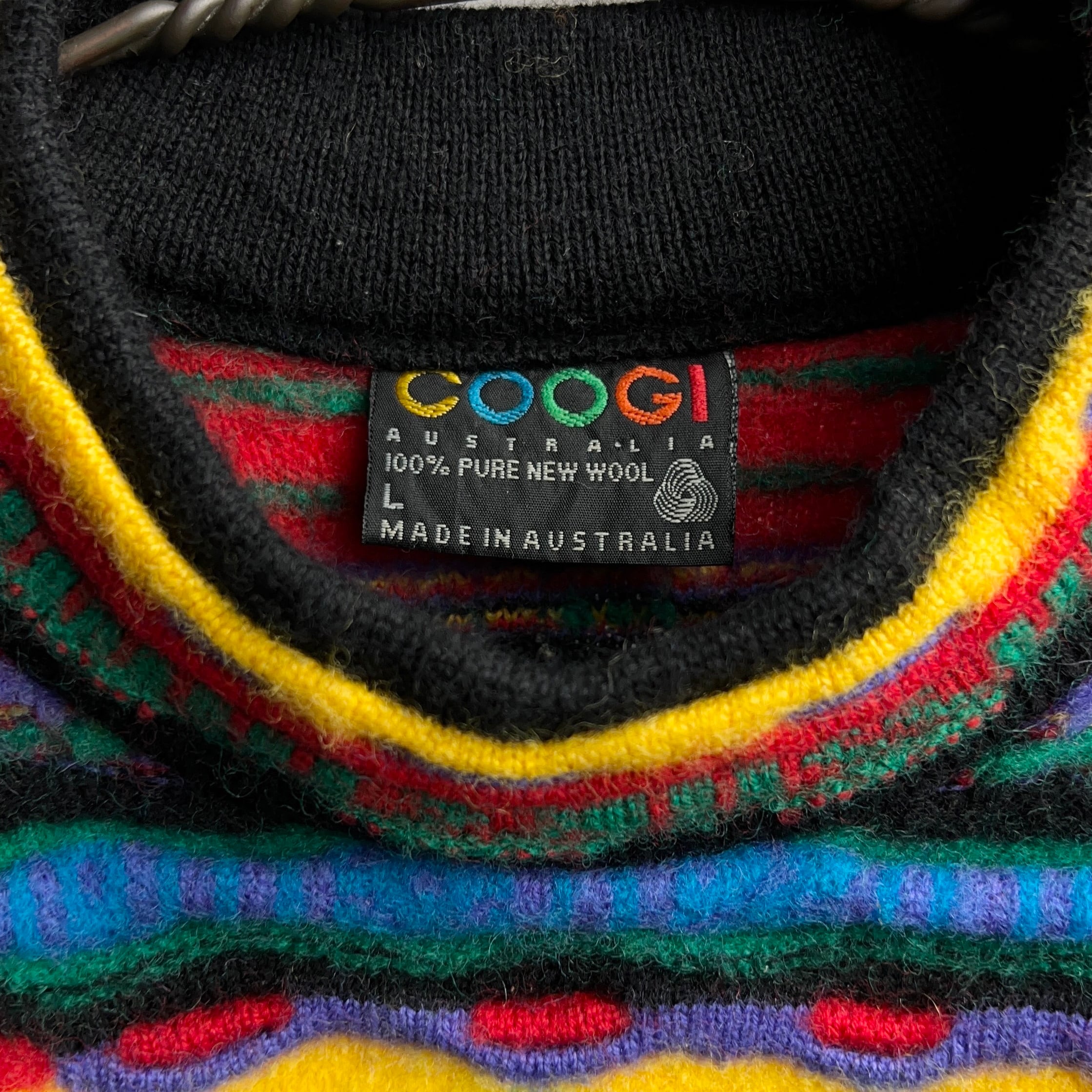 COOGI】SOUL of AUSTRALIA カンガルー コアラ 3Dニット-