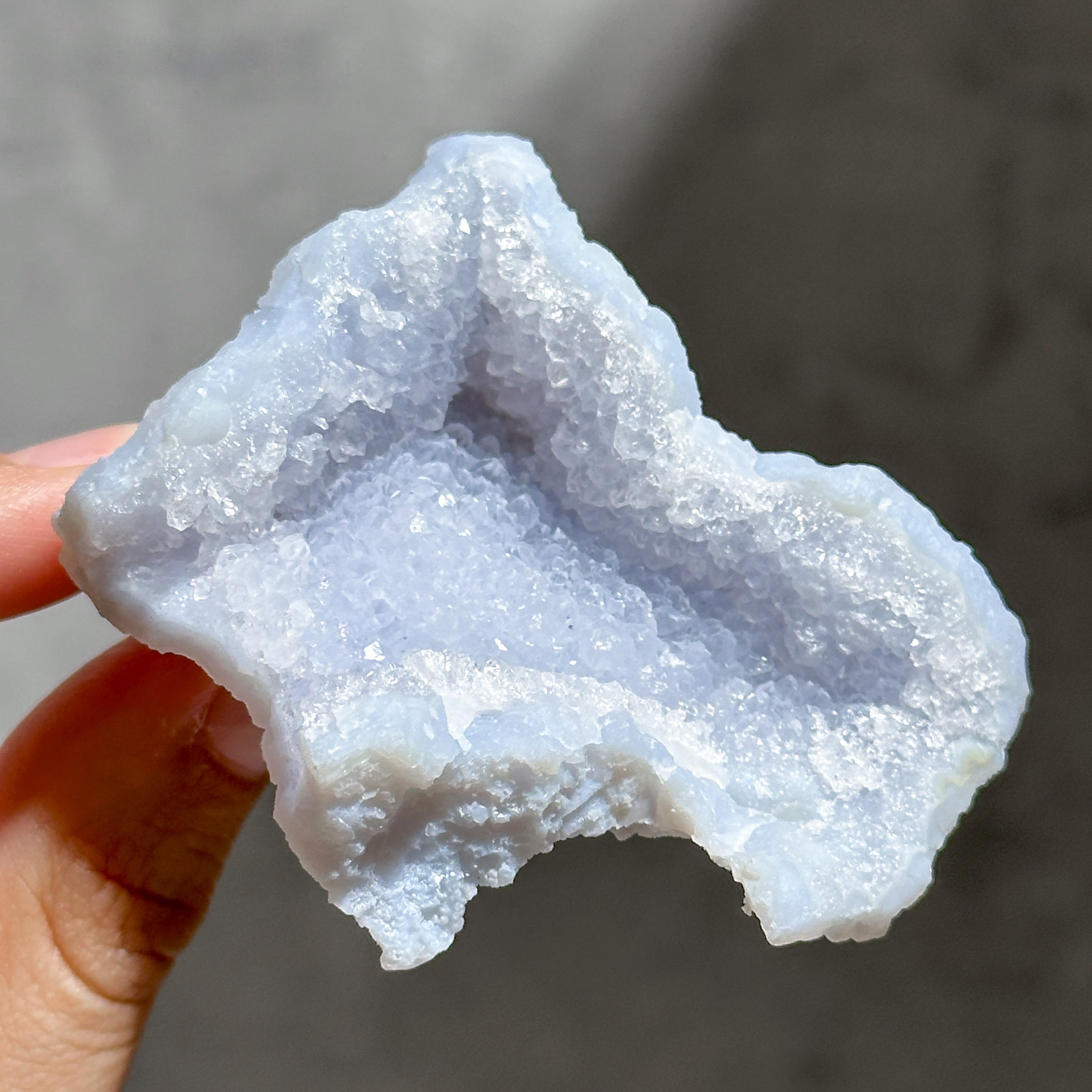 ブルーカルセドニー 原石92◇ Blue Chalcedony ◇天然石・鉱物