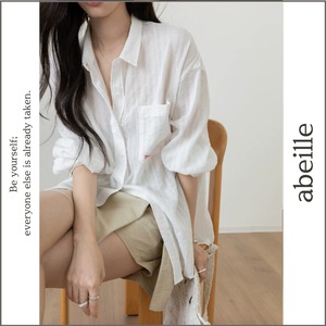 sheer loose shirt 14460
