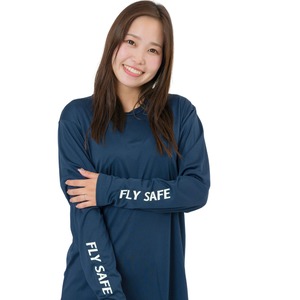 <送料無料>FLY SAFE ロングTシャツ2023モデル (ネイビー）