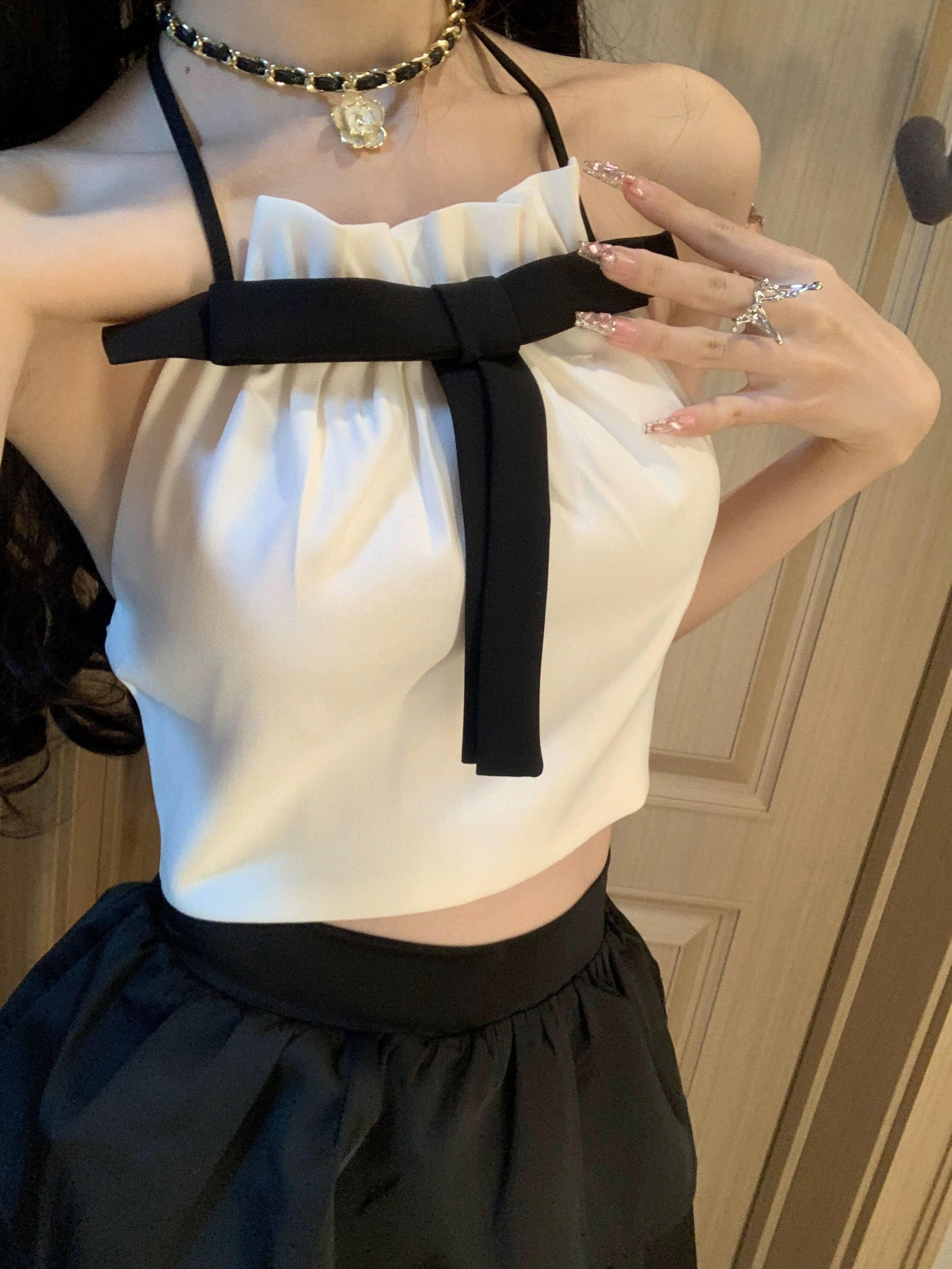 レディース セットアップ カットソー ノースリーブ