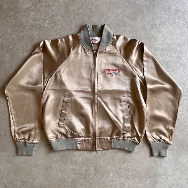 1990s   Mid America Satin Blouson Made in USA　G396