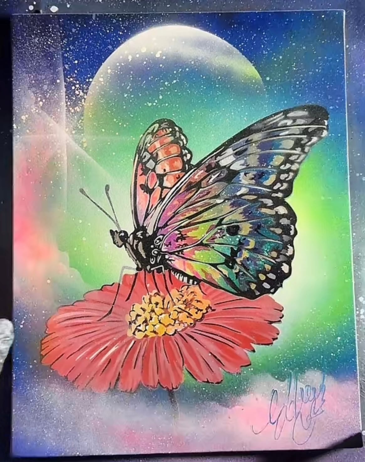 F6ボードキャンバス！スプレーアート