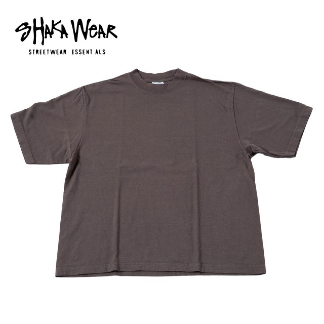 7.5oz DROP SHOULDER GARMENT DYE -チャコール-/SHAKA WEAR/トップス/オーバーサイズ