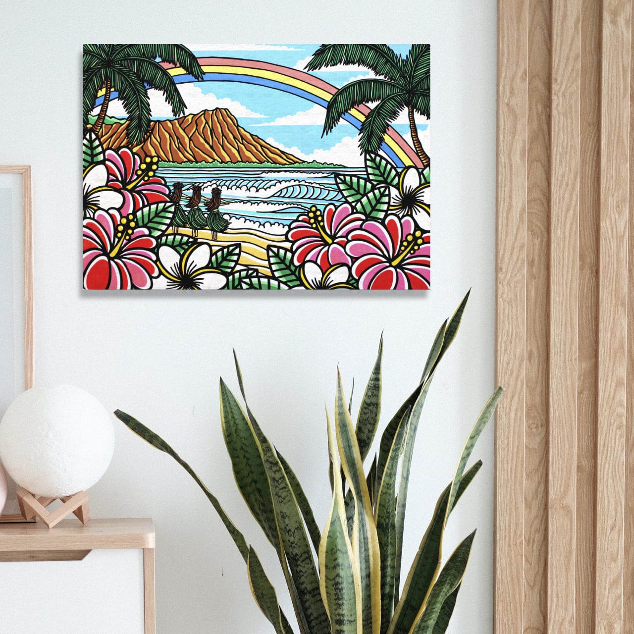 Art Panel（Waikiki Hula Dancers） | TAMO ART GALLERY