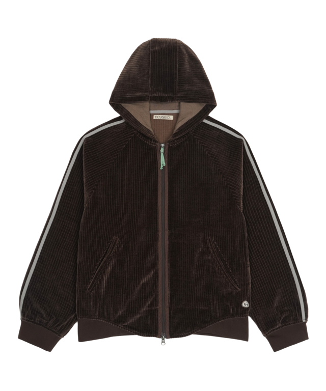 [COYSEIO] VELOUR ZIP-UP HOODIE BROWN 正規品 韓国ブランド 韓国通販 韓国代行 韓国ファッション コイセイオ 日本 店舗