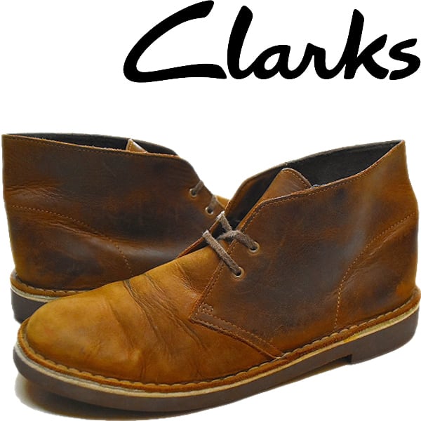 クラークス clarks デザートブーツ レザー US9.5 27.5㎝ 茶