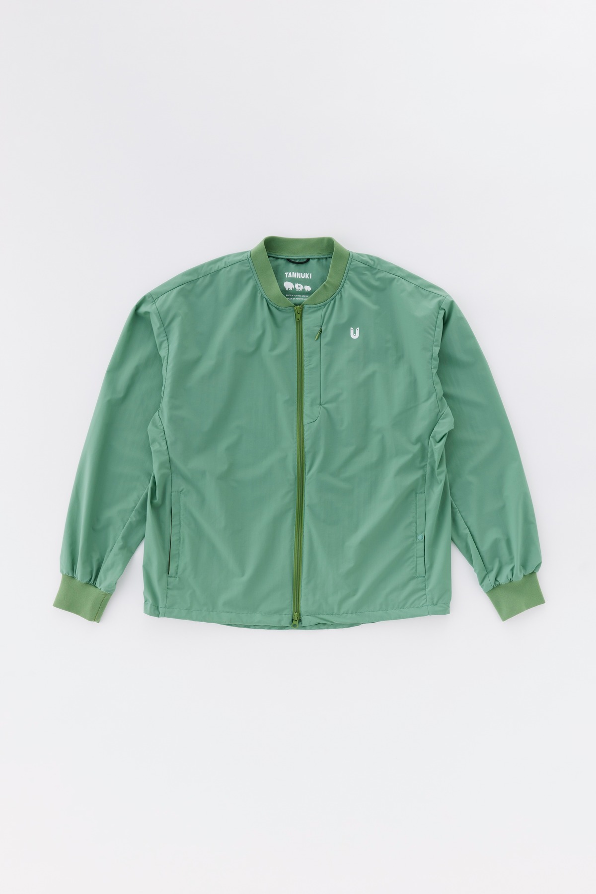 Sato Wind Blouson: Malachite | TANNUKI Running Wear Shop