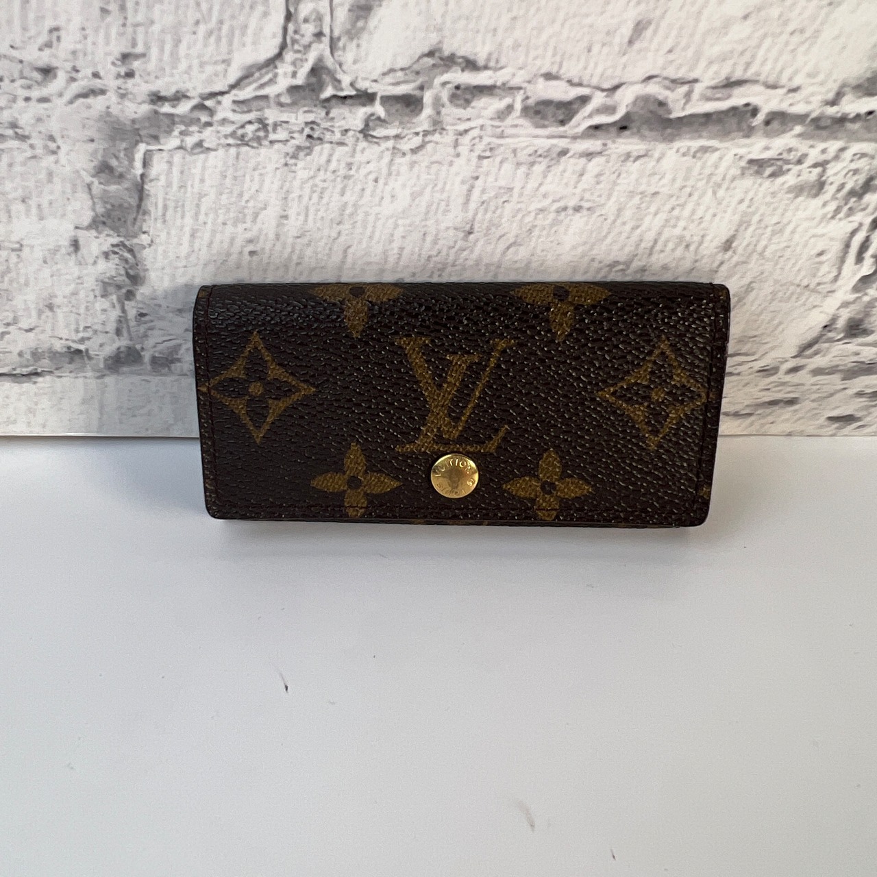 LOUIS VUITTON ルイヴィトン モノグラムキーケース ブラウン A-8908