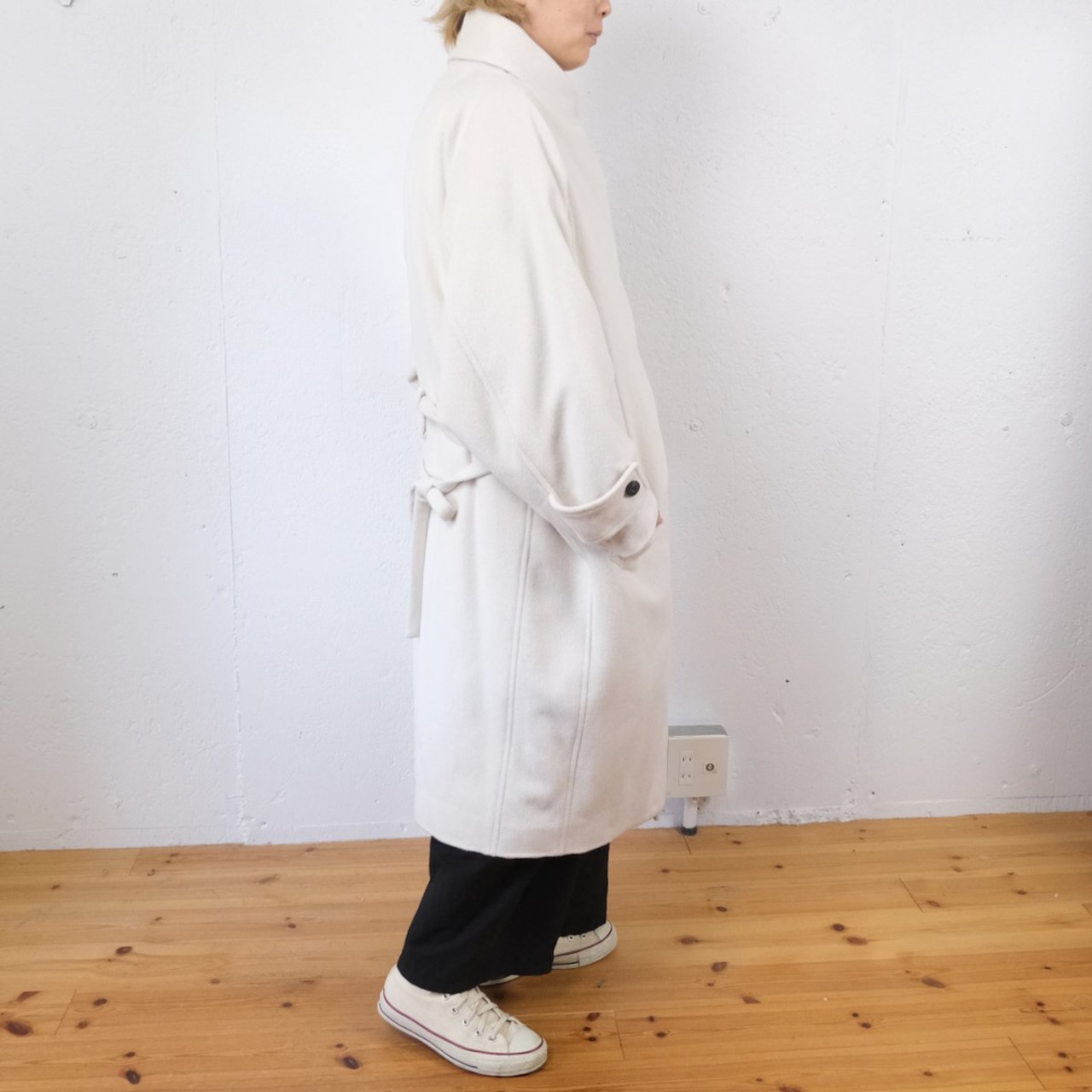 NATIVE VILLAGE (ネイティブヴィレッジ) 夜明け：dawnコート（white smoke）