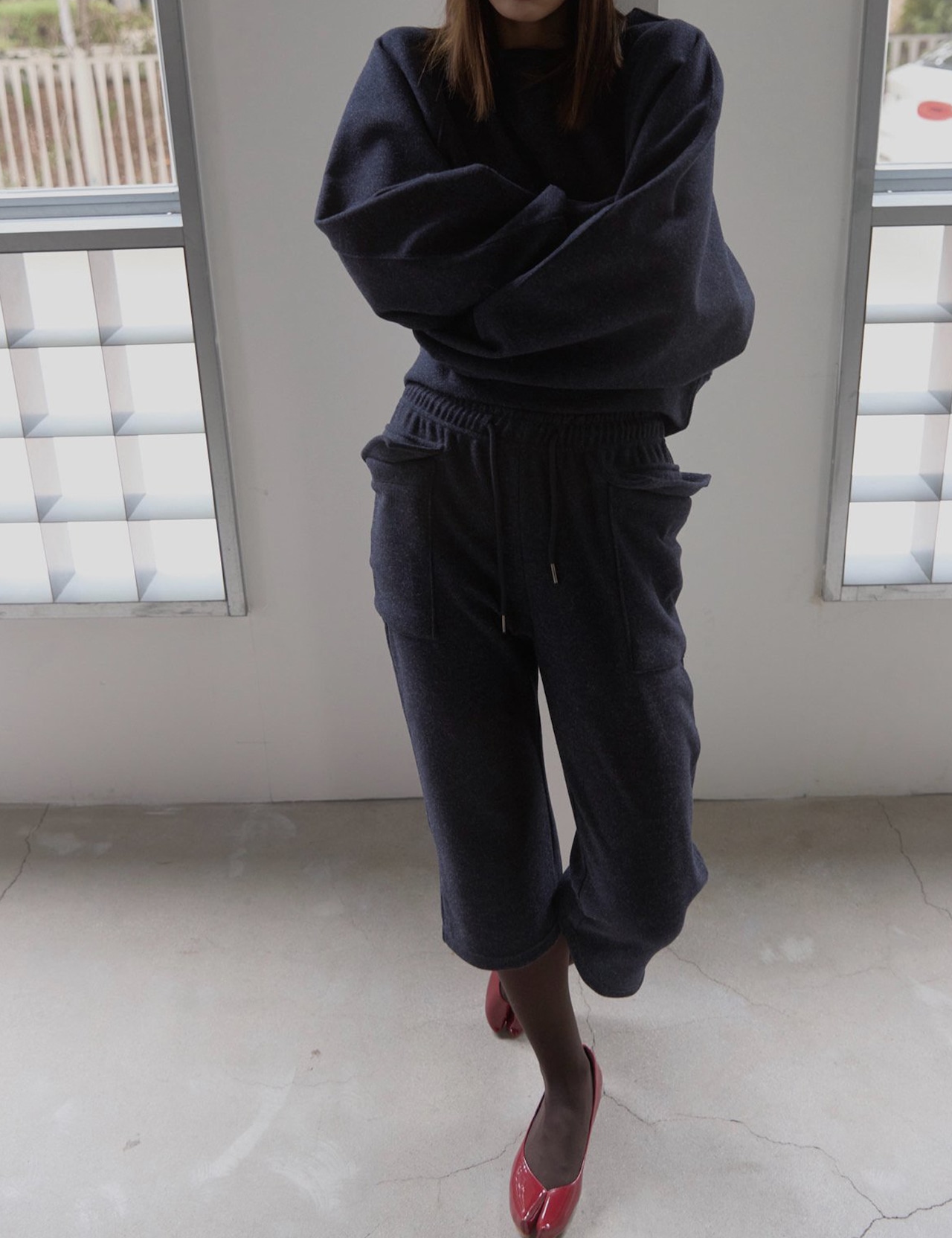 【新作5％OFF・3日間】Pocket Capri Pants_3colors