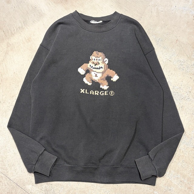 X-LARGE SWEAT SHIRT DONKEY BLACK OLD MODEL