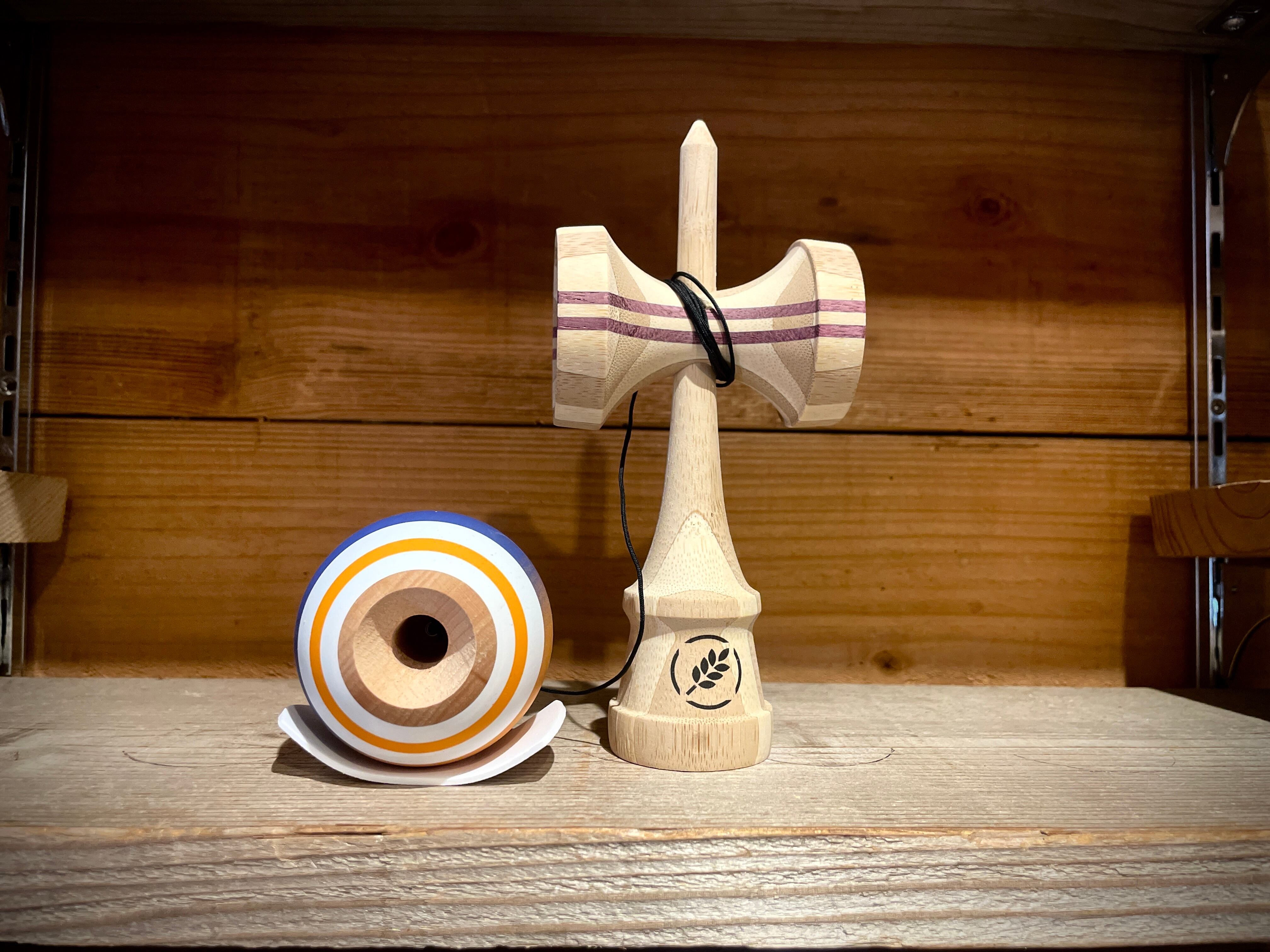 Cereal Kendama Fanta orange Ascent 2 Shape けん玉※ 巾着袋無しの
