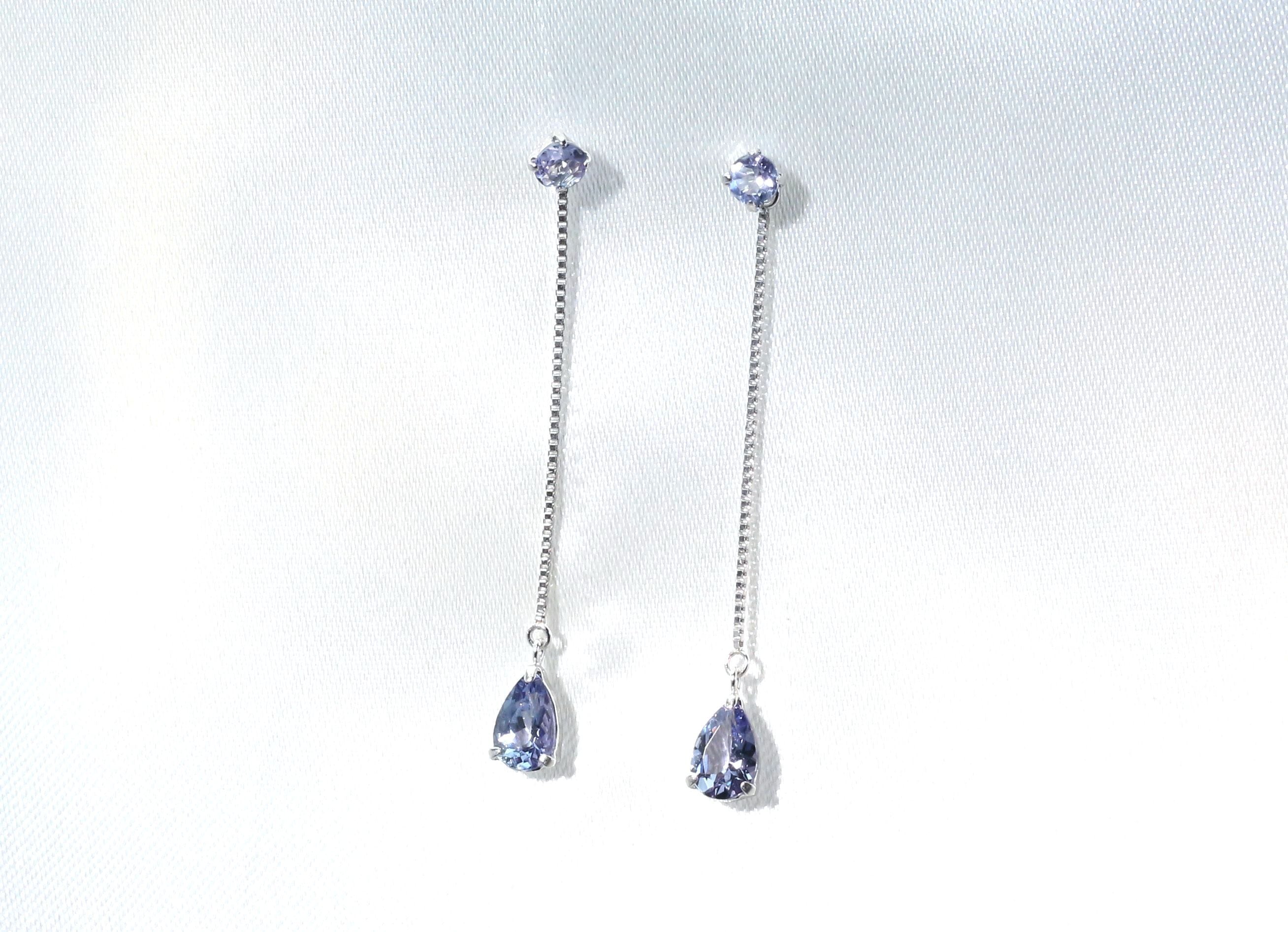 天然タンザナイト  ピアス1ct k18 ¥