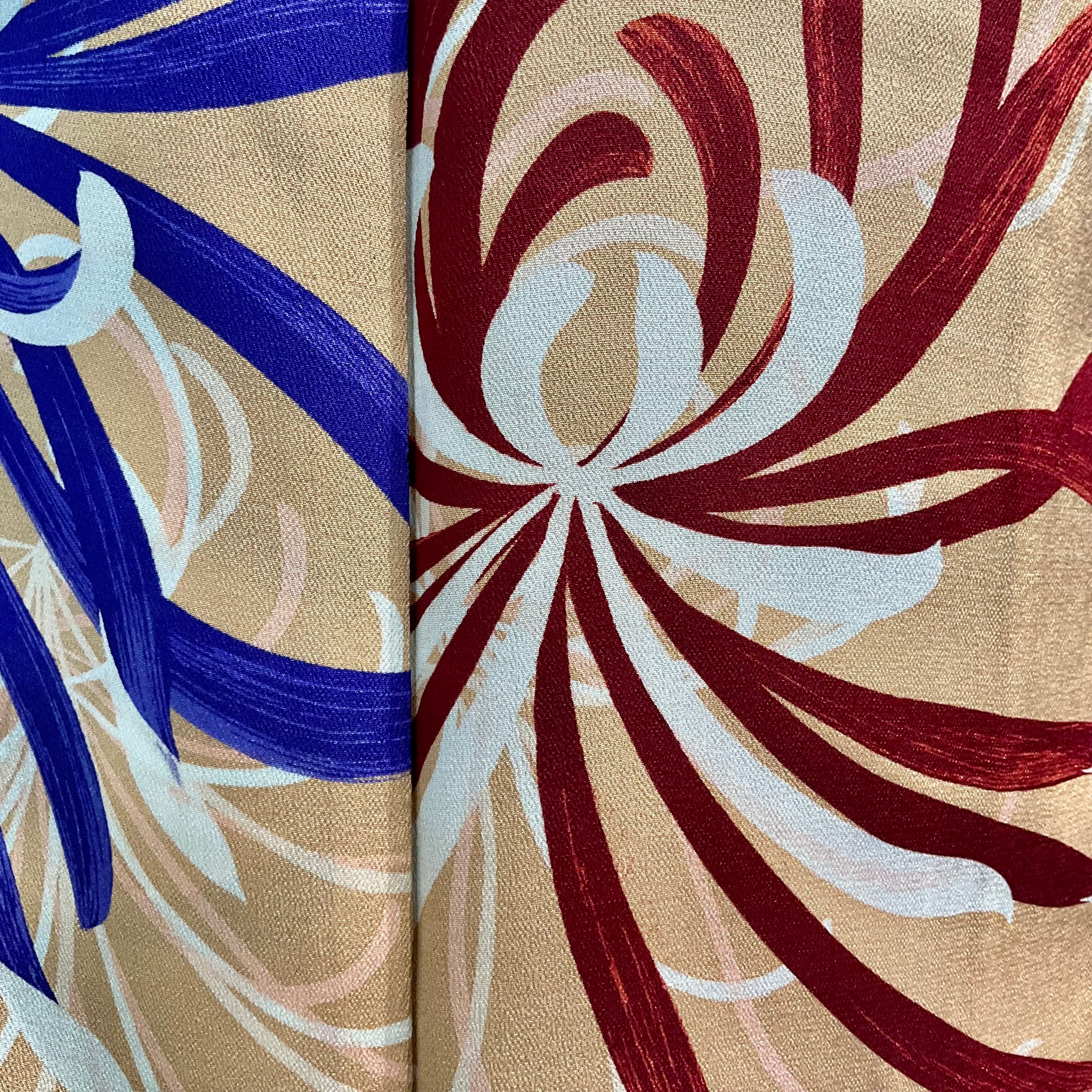 Deco spraymums＊オレンジベージュ 乱菊 スプレー菊 アンティーク小紋
