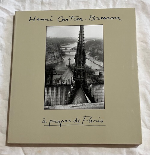 【書籍】写真家『アンリ・カルティエ＝ブレッソン』作品集『A Propos de Paris』