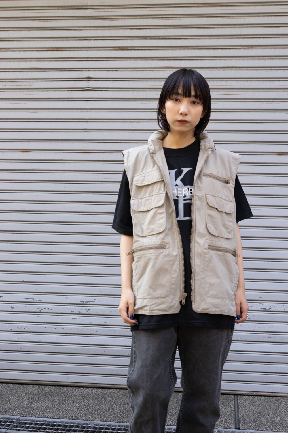 80's banana republic safari vest メンズ L | Hoarders Used