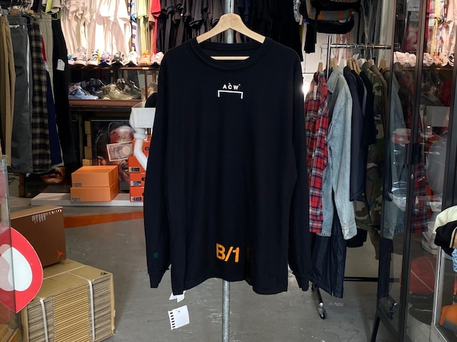 A COLD WALL IN SIDE OUT L/S TEE BLACK XL 79941