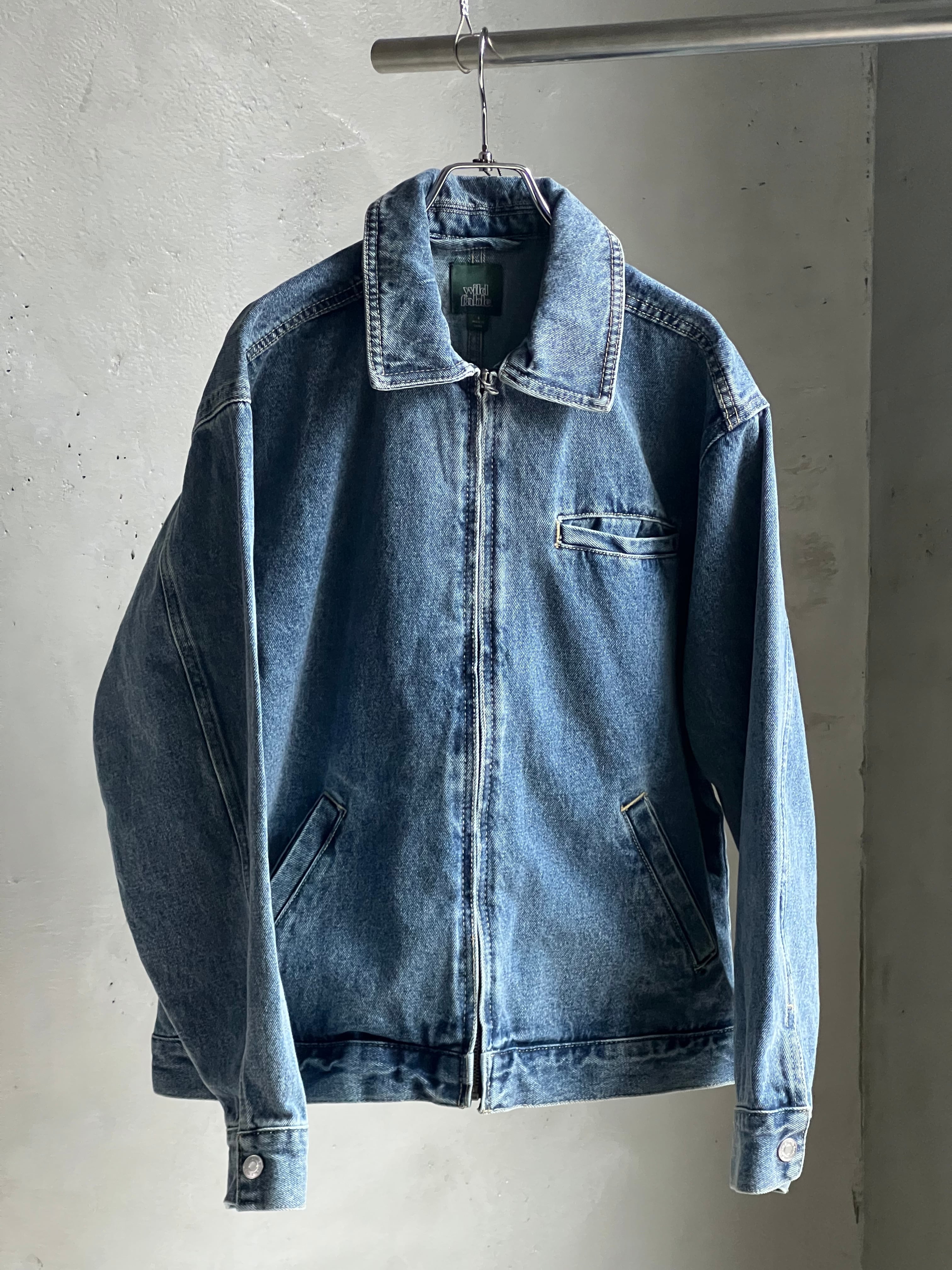 リラックスフィットジップアップデニムジャケット | TUNAGI JAPAN