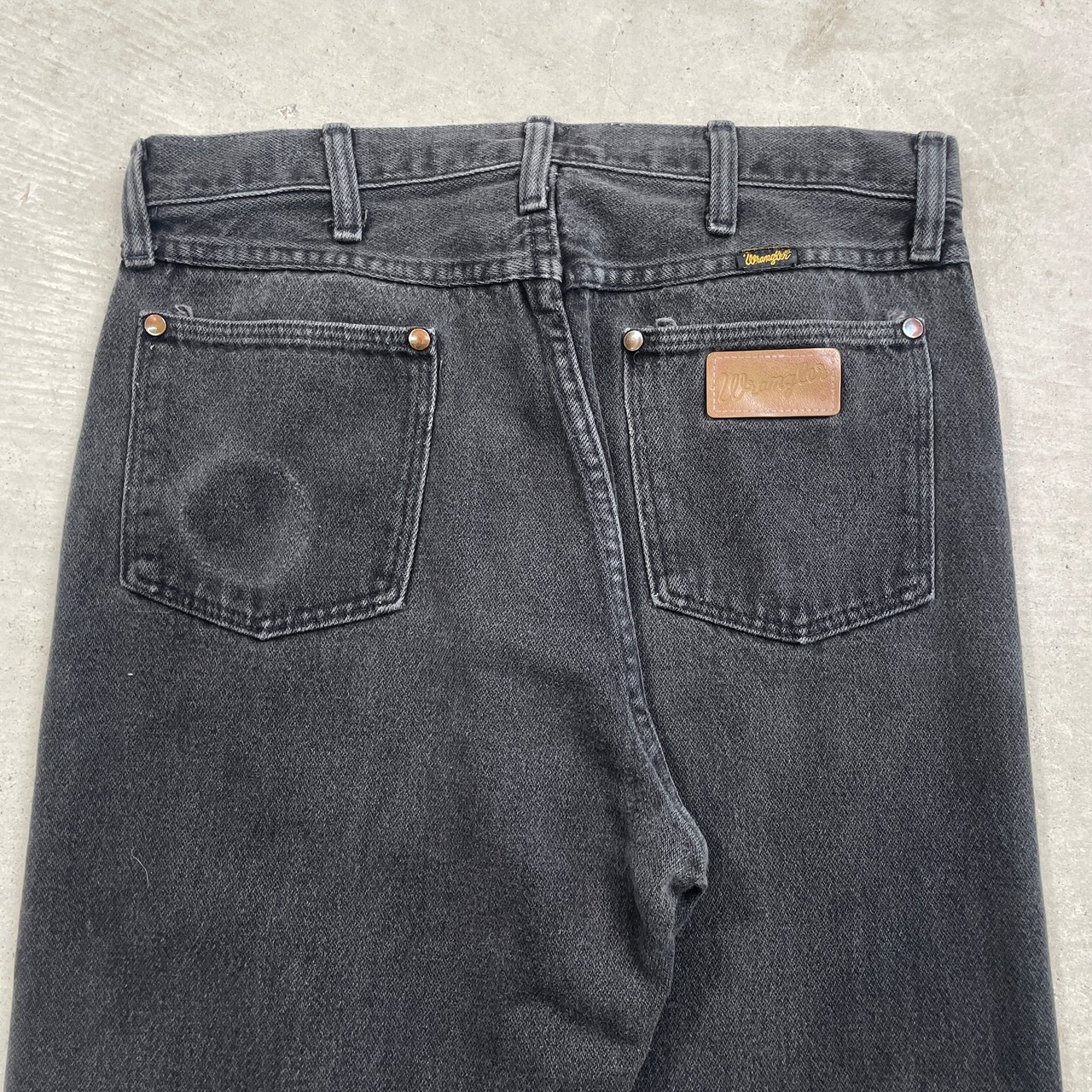 90年代 USA製 Wrangler ラングラー ブラックデニムパンツ メンズW34 