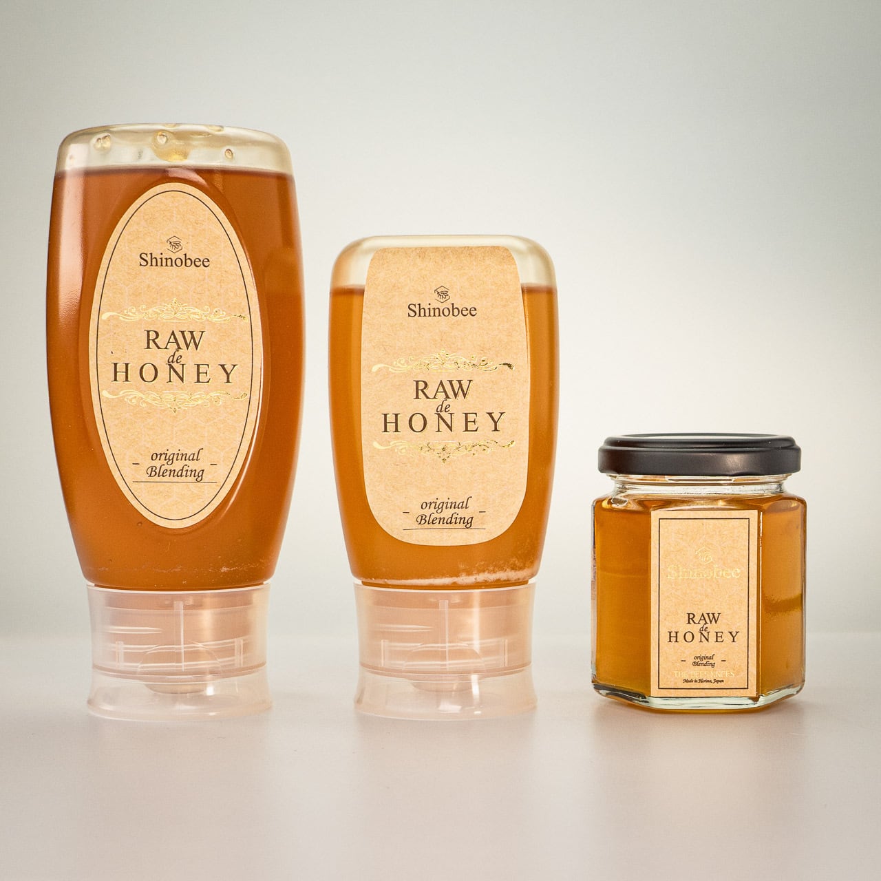 オリジナルブレンド〈Shinobee Golden Ratio〉非加熱生はちみつ 125 g