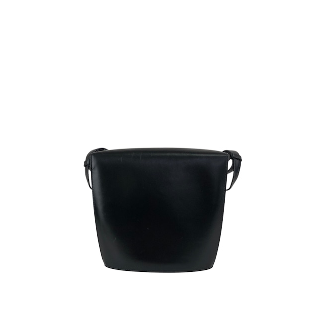 CELINE セリーヌ ショルダーバッグ ブラック ロゴ サークル レザー vintage ヴィンテージ オールド kfiinf