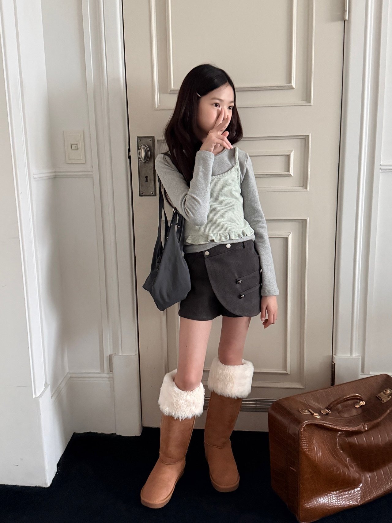 COMMA［取寄］wrap skirt pants 26winter