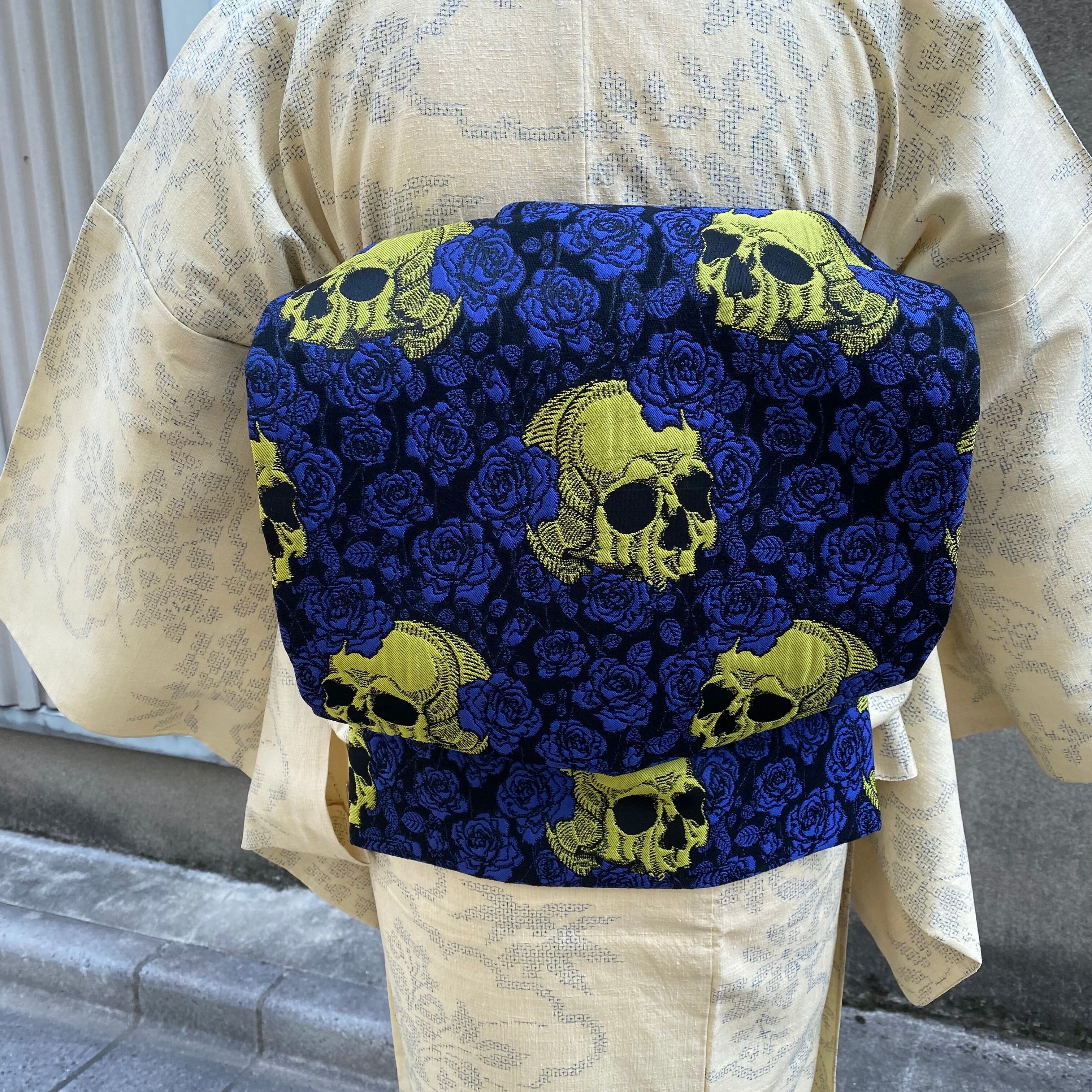 ☆ど迫力☆花魁と＊ガーディアンズ髑髏＊名古屋帯