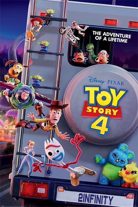 トイストーリー TOY STORY4 フォーキーを追え！ 輸入ポスター