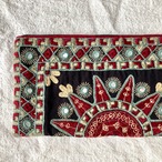 カッチ刺繍 刺繍クラッチポーチ|ミラーワーク