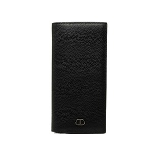 ディオール オム 長財布 ブラック レザー メンズ DIOR HOMME 中古