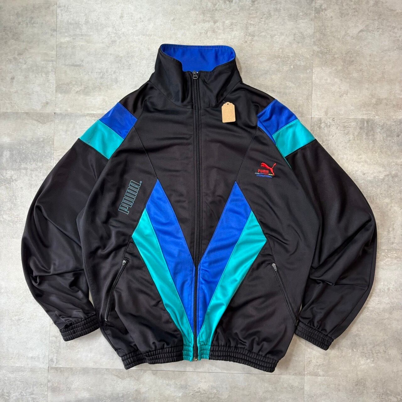 PUMA ~90s トラックジャケット フロッキープリント 7 No.1313