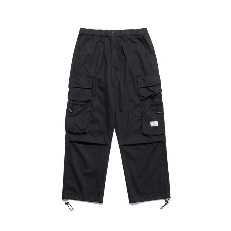 Yidao Vintage Autumn Style Adjustable Footwear Pants Men's ese Trendy Large Pocket LooseOveralls-アリババ オータム 秋物 アジャスタブル ビンテージ hip6-161187784489985