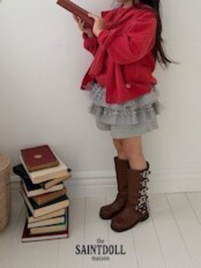 【予約】ジェニーカンカンスカート Saintdoll 26autumn　セイントドール　韓国ブランド　韓国子供服　ダンス　お出かけ　キッズ　子供服　トップス　レディース　ママ