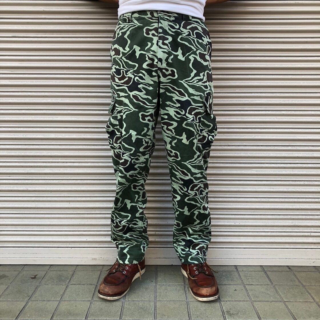 80-90s 韓国軍 実物 アメーバ ほしく パンツ バクテリアカモ AN-ARKHOS 