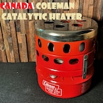カナダ コールマン キャタリティックヒーター 518B コンパクト 赤 CATALYTIC HEATER ビンテージ 3000 BTU レッド COLEMAN 美品