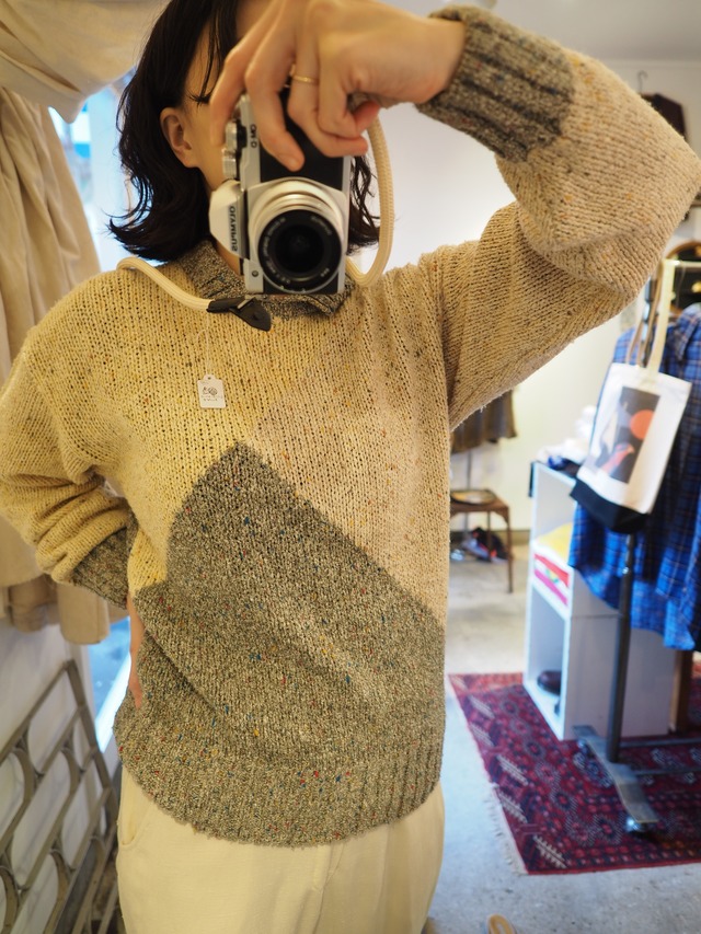 Vintage Silk-Blend Knit Sweater