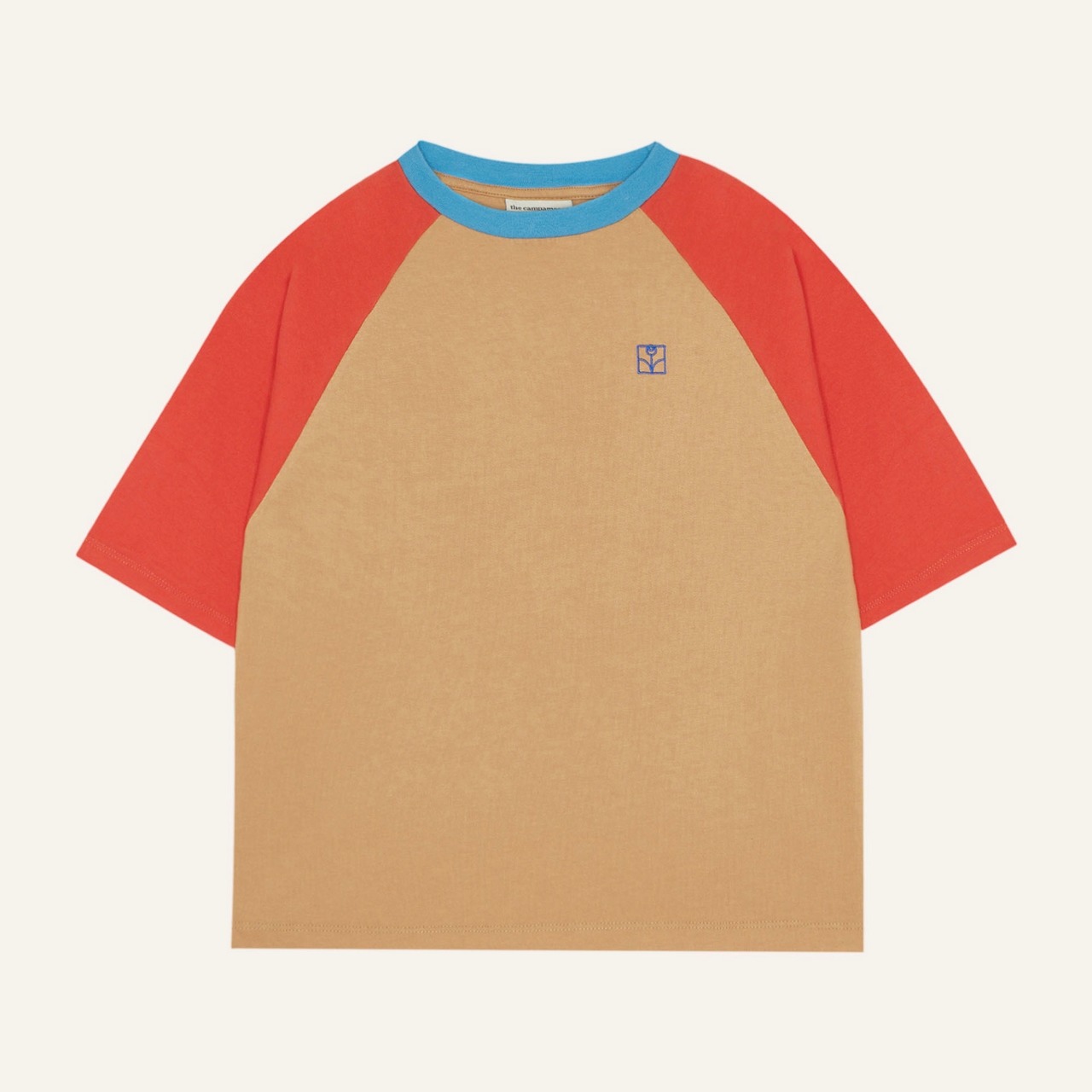 the campamento/Color Block Red Tshirt