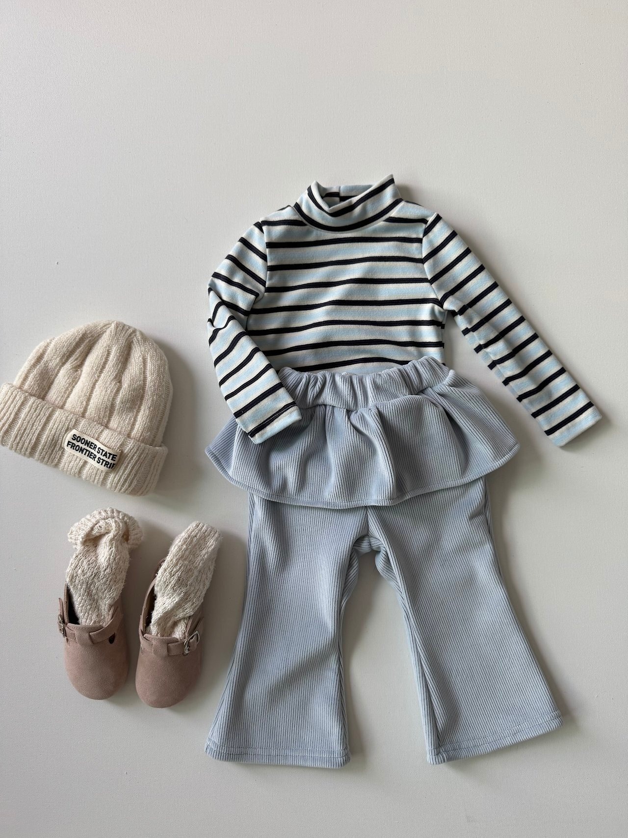le petit mot［取寄］stripe turtle neck tee 26winter