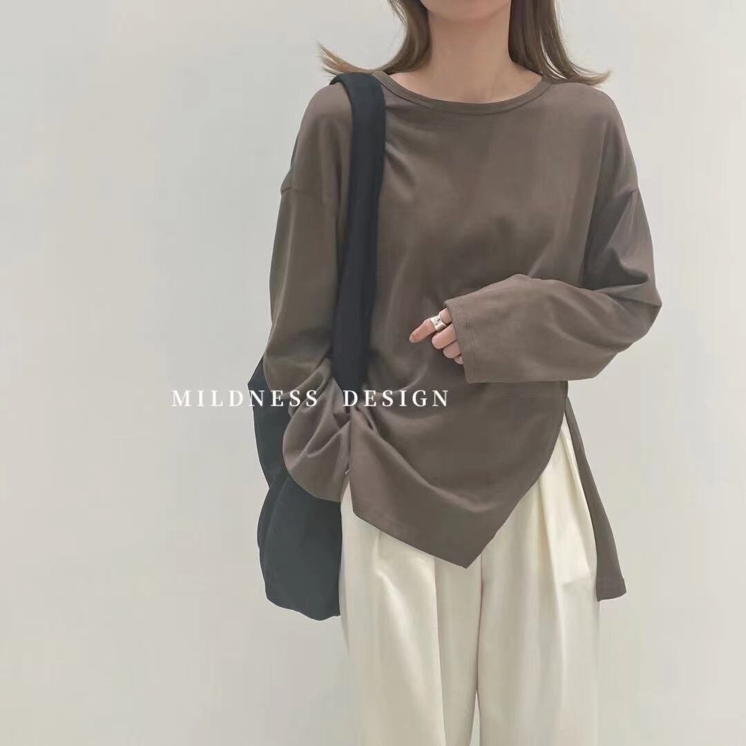 スリット入り ルーズカットソー　AJ2085-280