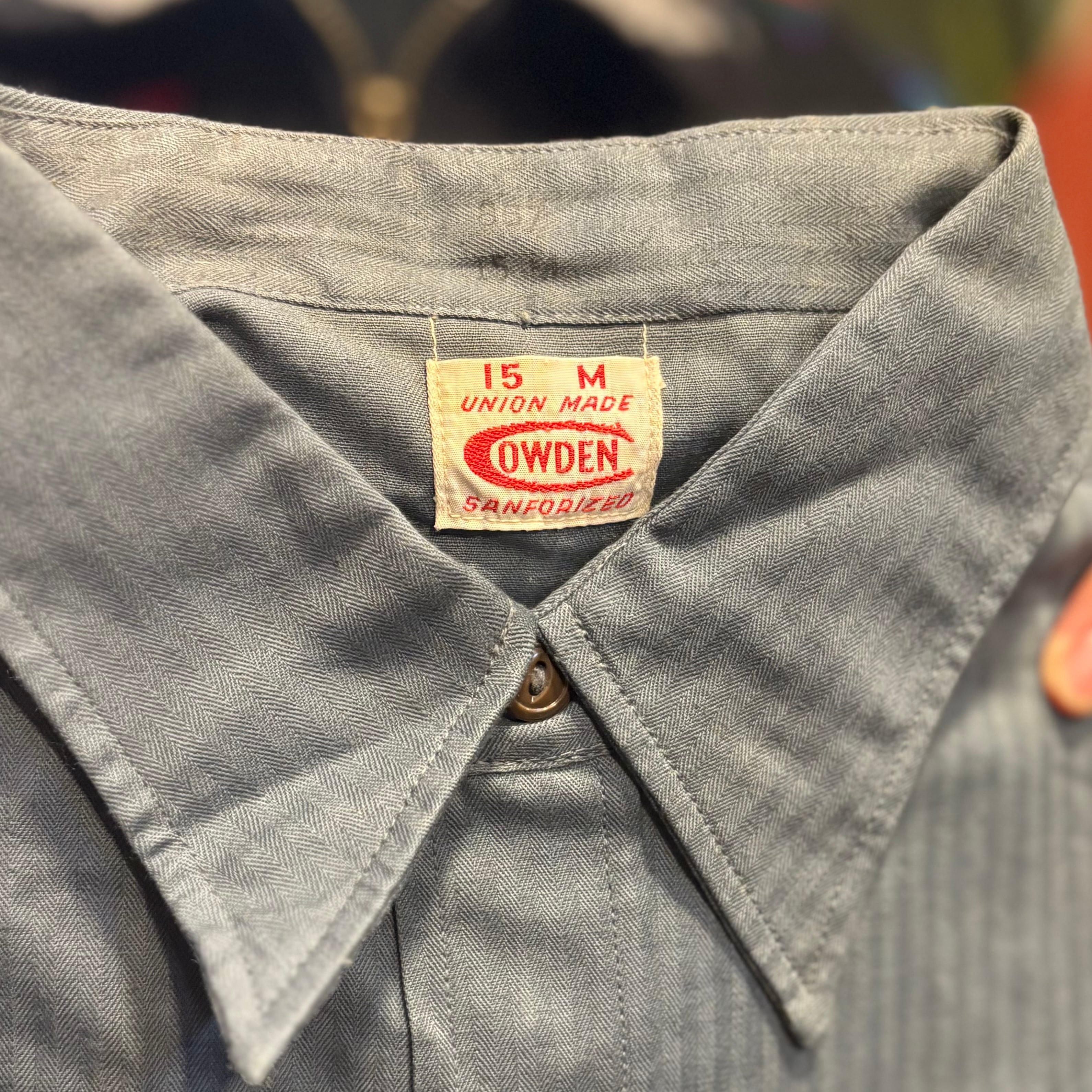 50's COWDEN HBT Work Shirt | 下北沢SPiKe＆SPiCe
