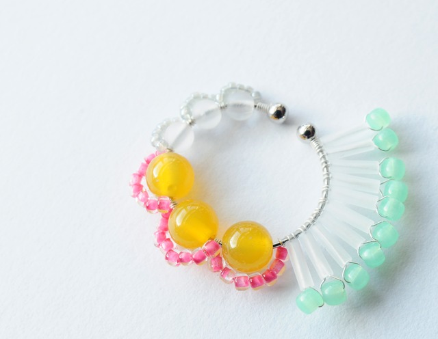 ＜Rollo～イロヅクビジュー～＞イヤーカフ『 ハミングバード/hummingbird 』<69>