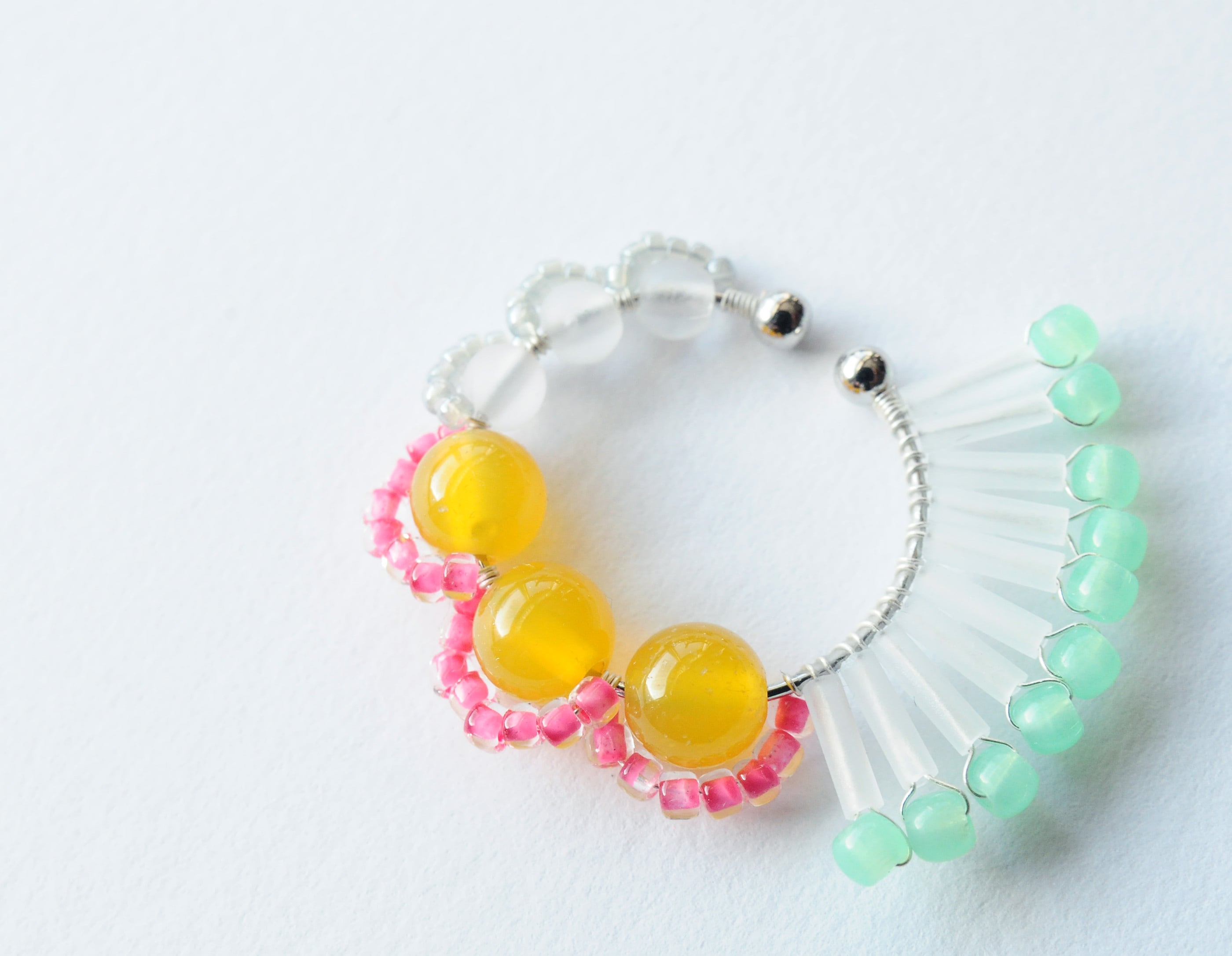 <Rollo~イロヅクビジュー~>イヤーカフ『 ハミングバード/hummingbird 』<69>