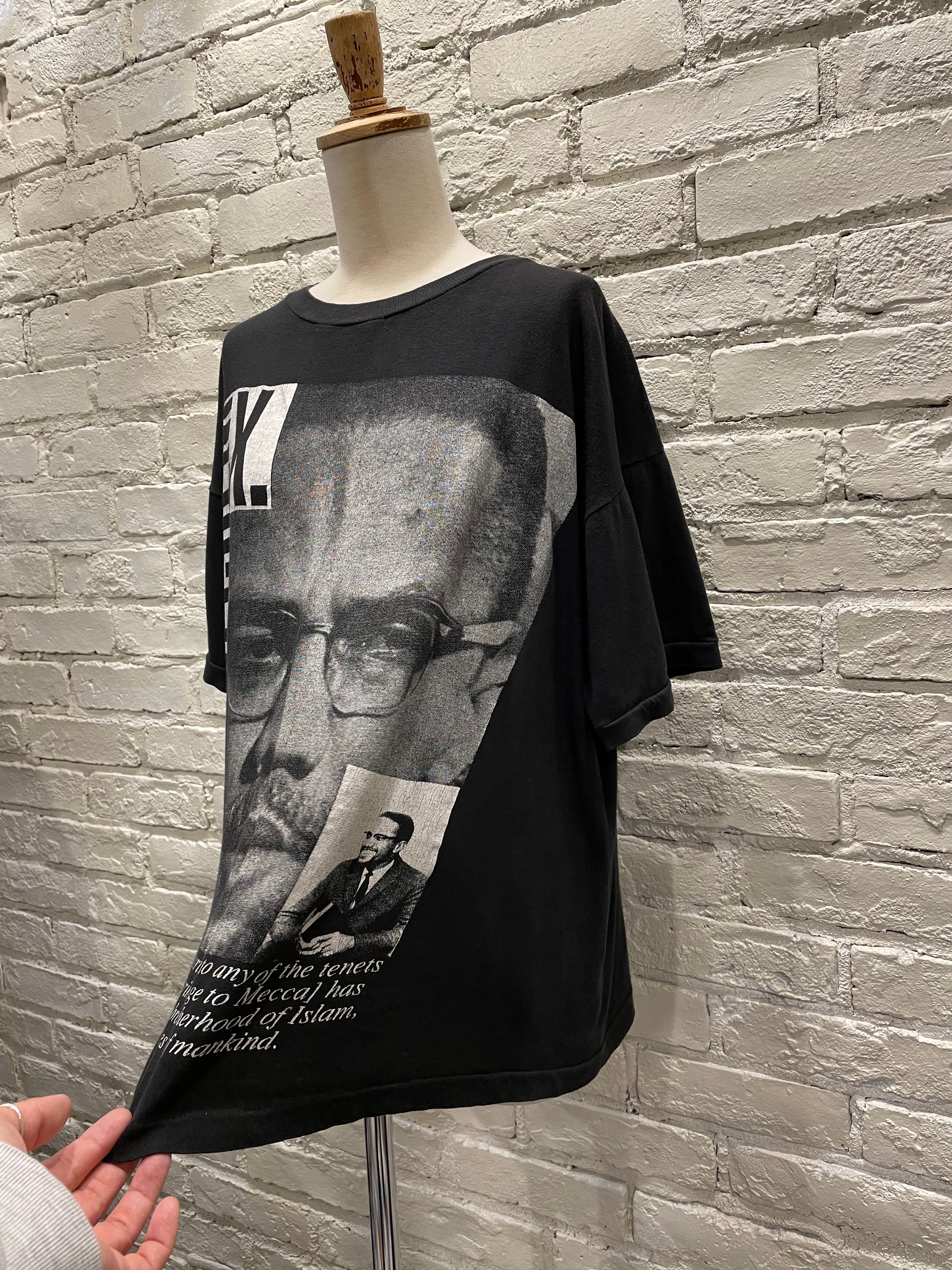 〜80年代 Malcolm X ヴィンテージプリントTシャツ マルコムX | Used & Vintage Clothing 『Lanp by  VALON』 powered by BASE