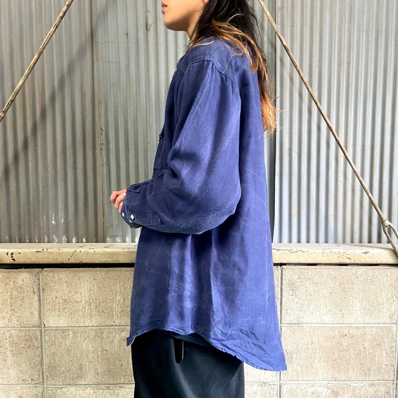 70年代 Rockmount ロックマウント 長袖ウエスタンシャツ メンズxl 古着 70s ビンテージ ヴィンテージ ネイビー 紺色 長袖シャツ Vtg Ws21 Cave 古着屋 公式 古着通販サイト 70年代 Rockmount ロックマウント 長袖ウエスタンシャツ メンズxl 古着 70s ビンテージ ヴィンテージ ネイビー 紺色 長袖シャツ Vtg Ws21 Cave 古着屋 公式 古着通販サイト