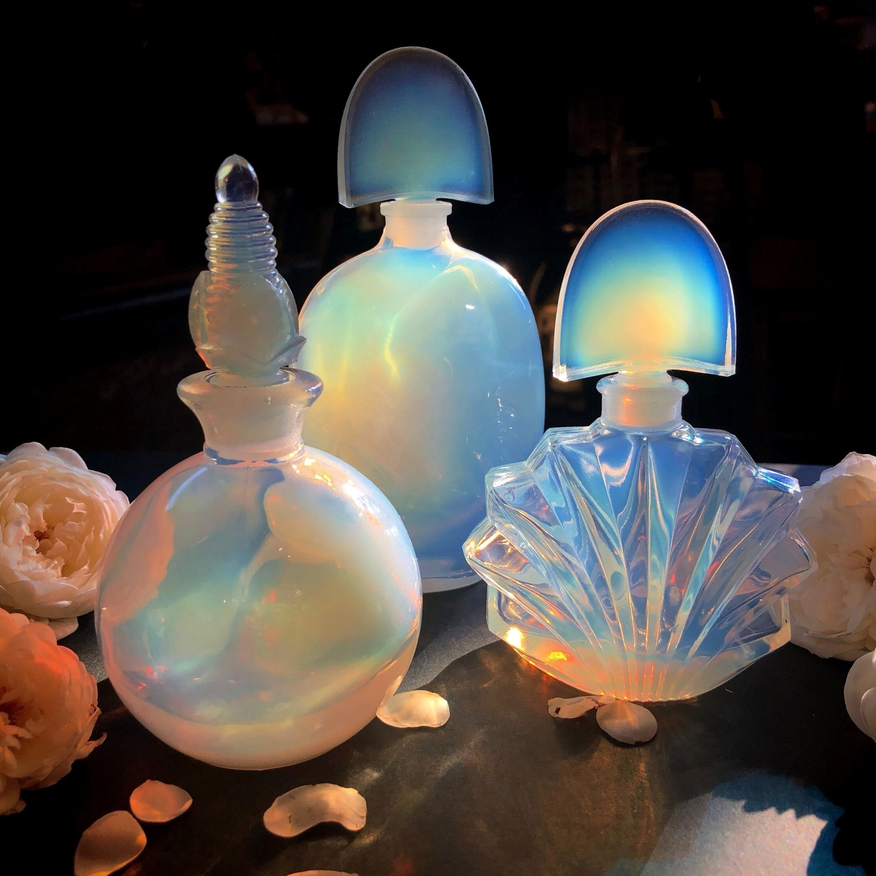 オパールセントガラスの香水瓶（アールデコ） | メルキュール骨董店